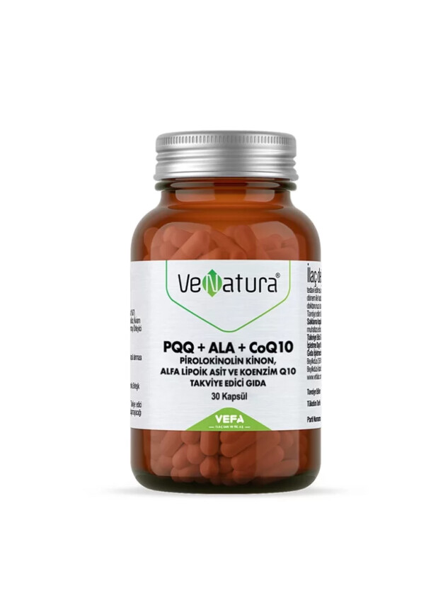 VeNatura PQQ+ALA+CoQ10 Takviye Edici Gıda 30 Kapsül - Venatura