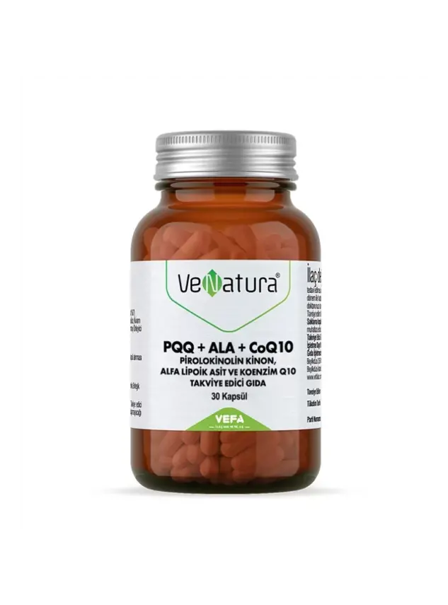 VeNatura PQQ+ALA+CoQ10 Takviye Edici Gıda 30 Kapsül - 1