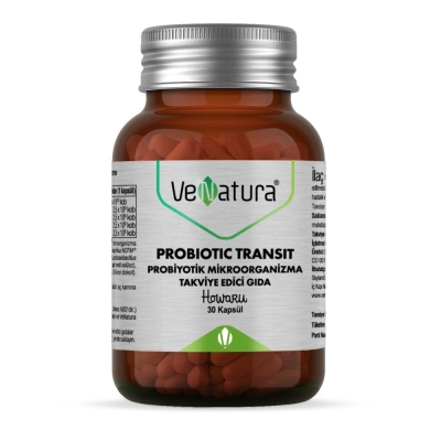 VeNatura Probiotic Transit Probiyotik Mikroorganizma 30 Kapsül - VeNatura