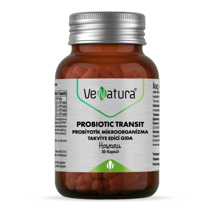 VeNatura Probiotic Transit Probiyotik Mikroorganizma 30 Kapsül - 1