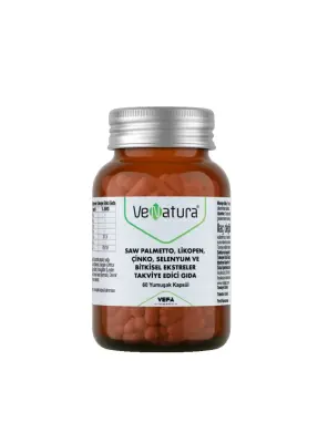 VeNatura Saw Palmetto, Likopen, Çinko, Selenyum 60 Yumuşak Kapsül - 1