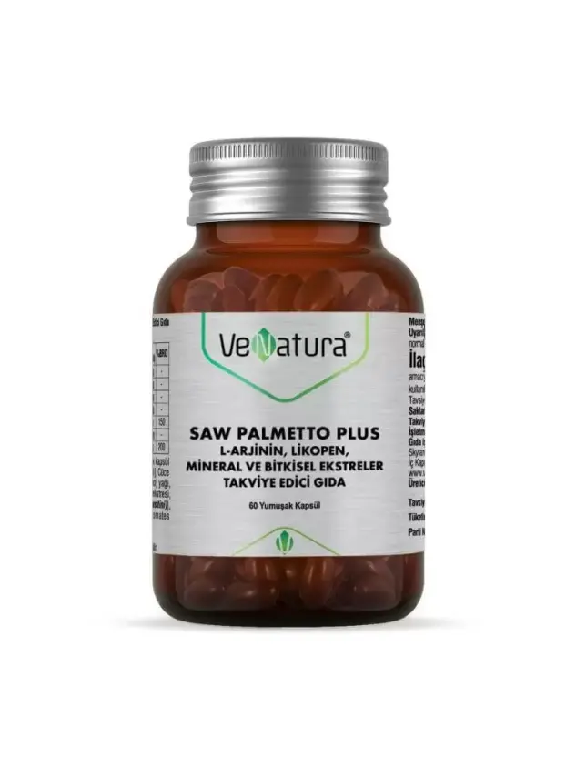 Venatura Saw Palmetto Plus 60 Kapsül - 1