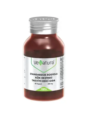 VeNatura Standardize Rodiola Kök Ekstresi Takviye Edici Gıda 60 Kapsül - 1