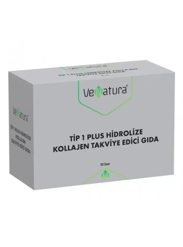 VeNatura Tip 1 Hidrolize Balık Kollajeni Takviye Edici Gıda 30 Saşe - 1