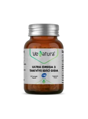 VeNatura Ultra Omega 3 Takviye Edici Gıda 30 Kapsül - Venatura