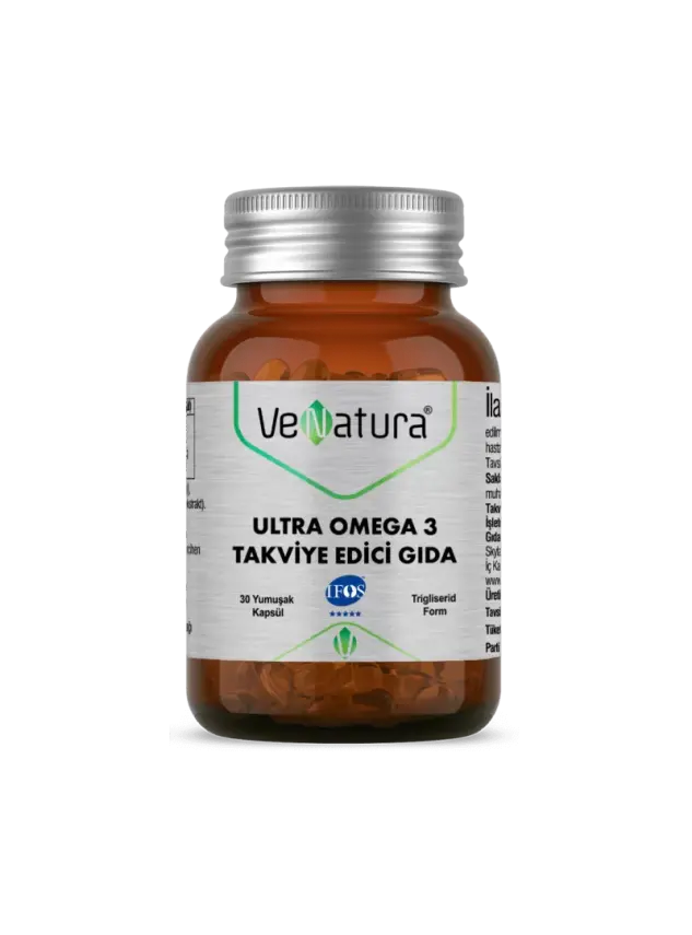 VeNatura Ultra Omega 3 Takviye Edici Gıda 30 Kapsül - 1