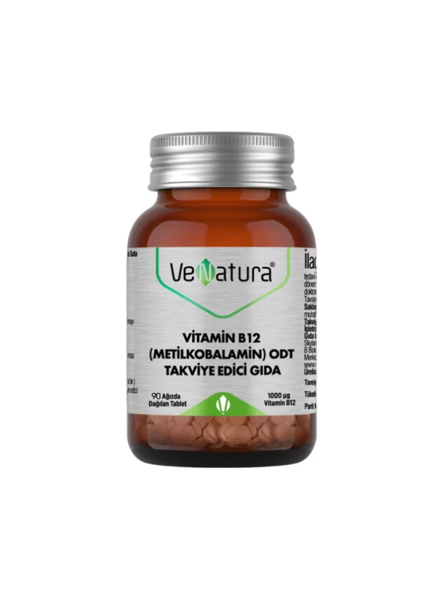 Venatura Vitamin B12 Odt Takviye Edici Gıda 90 Tablet - Venatura
