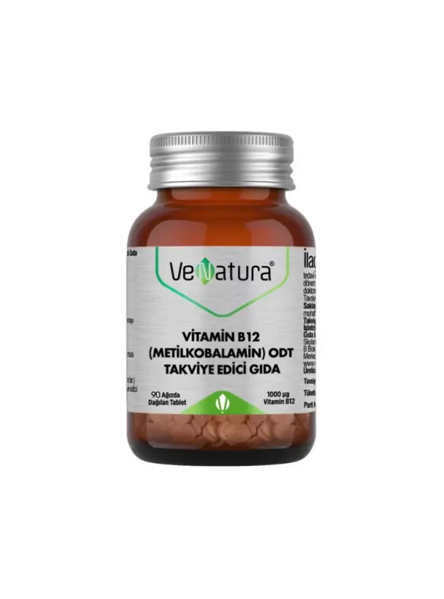Venatura Vitamin B12 Odt Takviye Edici Gıda 90 Tablet - 1