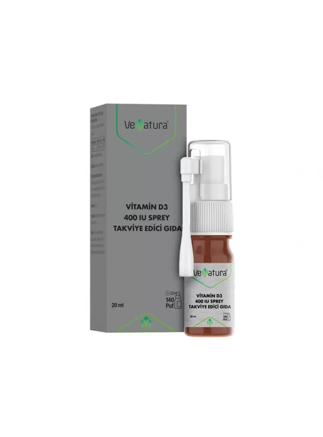 Venatura Vitamin D3 400IU Takviye Edici Gıda 20 ml Sprey - Venatura