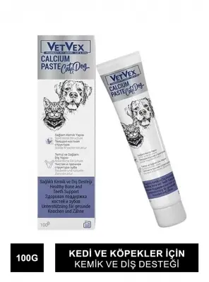 VetVex Calcium Kedi ve Köpek Kemik & Diş Desteği 100 gr - 1