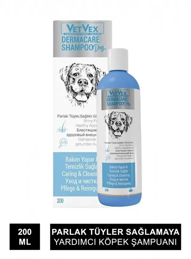 VetVex Dermacare Köpek Şampuanı 200 ml - 1