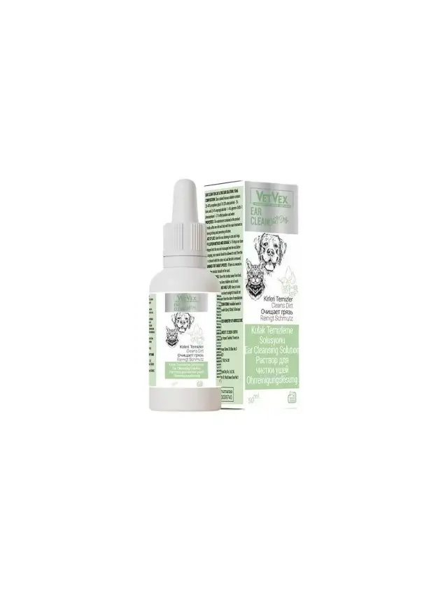 VetVex Ear Clean Kedi ve Köpek Kulak Temizleme Solüsyonu 50 ml - 2