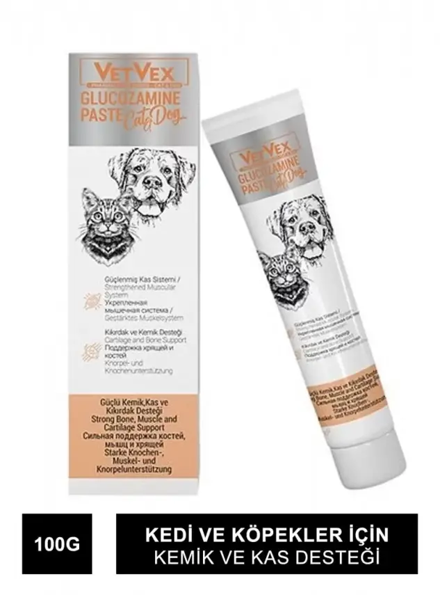 VetVex Glukozamin Kedi ve Köpek Kemik & Kas Desteği 100 gr - 1