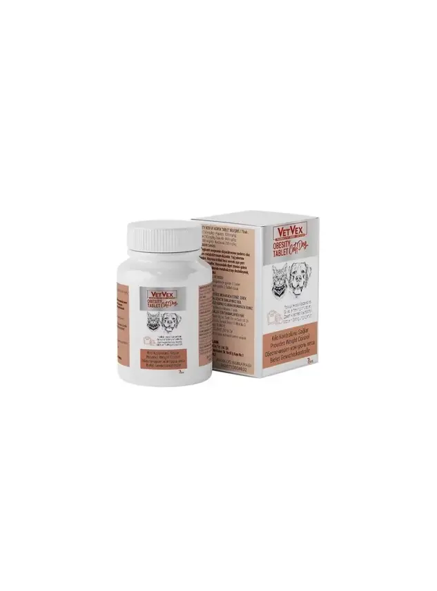 VetVex Obesity Kedi ve Köpek Kilo Kontrolü 75 Tablet - 2