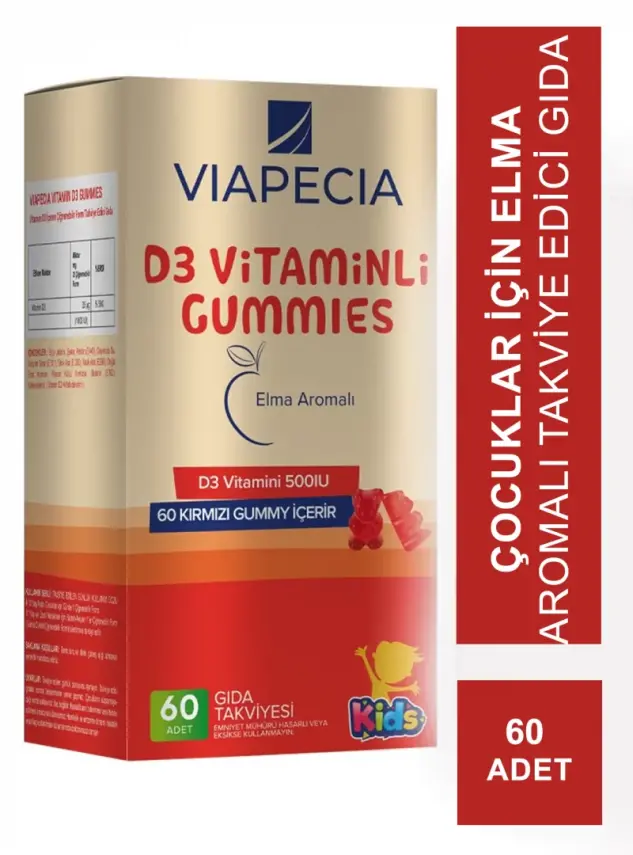 Viapecia D3 Vitaminli Gummies 60 Adet - 1