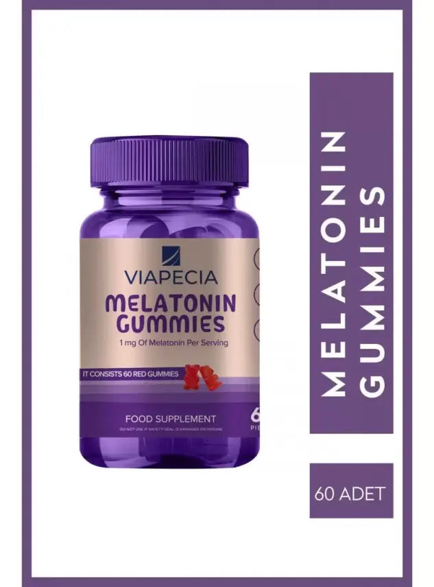 Viapecia Melatonin Gummies 60 Yumuşak Kapsül - 1