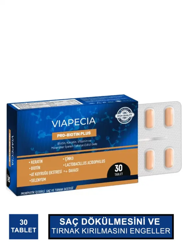 Viapecia Pro Biotin Plus 30 Tablet - 1