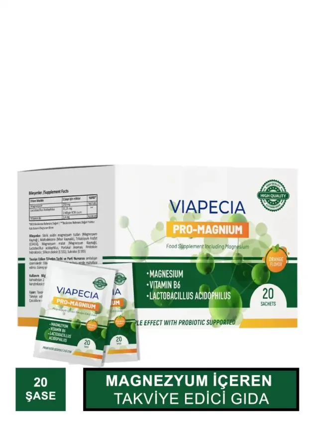Viapecia Pro Magnium 20 Saşe - 1