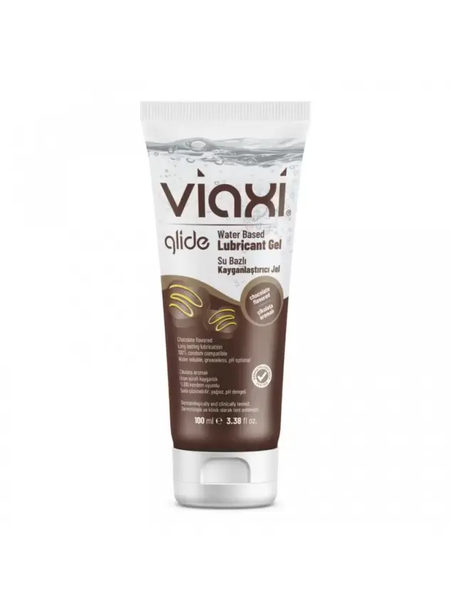 Viaxi Glide Kayganlaştırıcı Jel Çikolatalı Aromalı 100 ml - 1