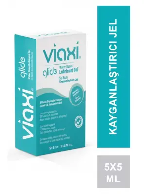 Viaxi Glide Kayganlaştırıcı Jel Sade 5x5 ml - Viaxi