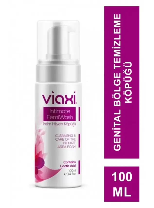 Viaxi İntimate FemiWash 100ml - Genital Bölge Temizleme Köpüğü - 1