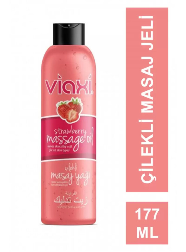 Viaxi Masaj Yağı Çilekli 177 ml - Viaxi