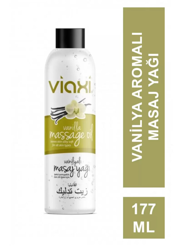 Viaxi Masaj Yağı Vanilya Aromalı 177 ml. - Viaxi