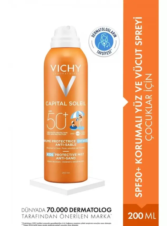 Vichy Capital Soleil Anti-Sand Mist Children Spf50+ 200 ml - 1