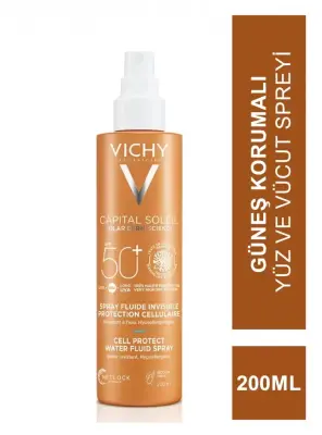 Vichy Capital Soleil Güneş Korumalı Yüz ve Vücut Spreyi SPF 50 200 ml - 2
