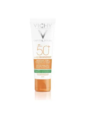 OUTLET - Vichy Capital Soleil SPF 50+ Matlaştırıcı Yüz Güneş Kremi 50 ml - 1