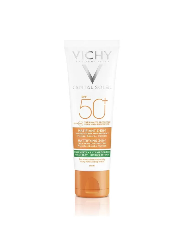 Vichy Capital Soleil SPF 50+ Matlaştırıcı Yüz Güneş Kremi 50 ml - Vichy
