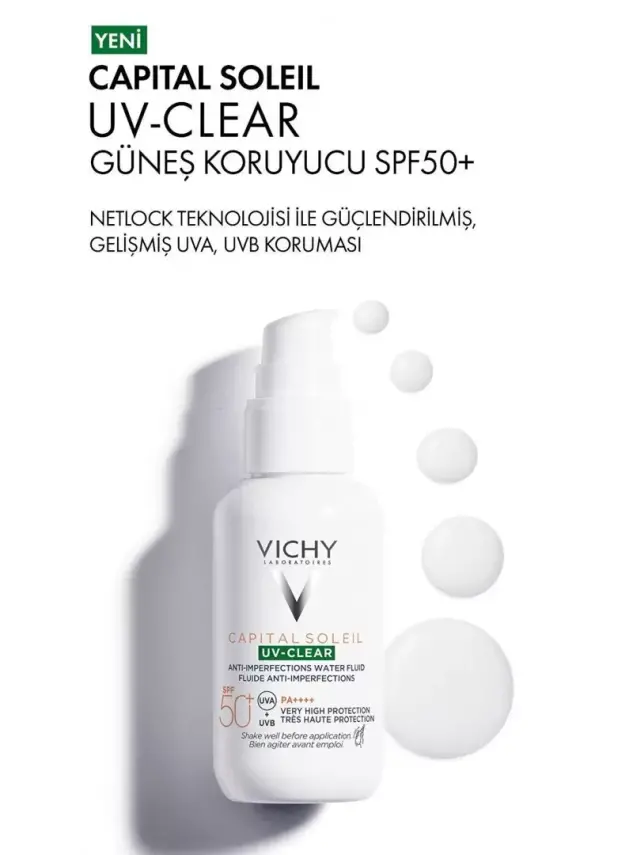 Vichy Capital Soleil Uv-Clear Spf50+ Güneş Koruyucu 40 ml - 3
