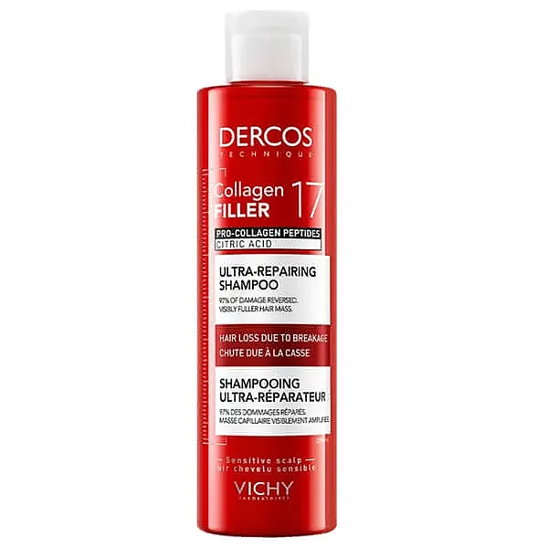 Vichy Dercos Collagen 17 Dolgu Şampuanı 200 ml - 1