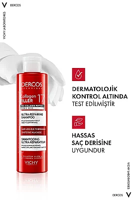 Vichy Dercos Collagen 17 Dolgu Şampuanı 200 ml - 3