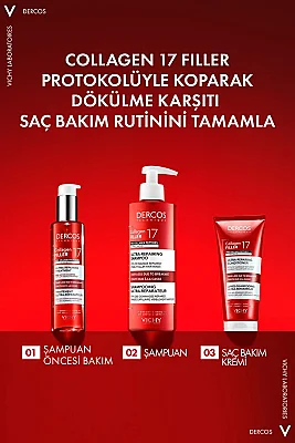 Vichy Dercos Collagen 17 Dolgu Şampuanı 200 ml - 6