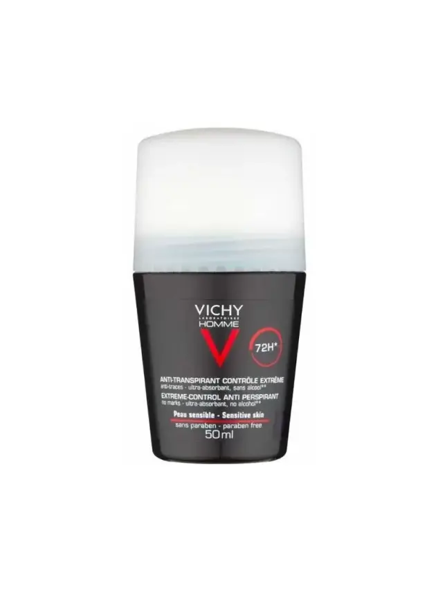 Vichy Deo Homme Terleme Karşıtı İz Bırakmayan Deodorant Roll-On Yoğun Kontrol 50ml - 2