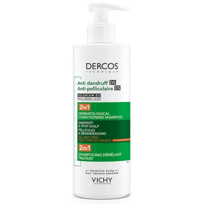 Vichy Dercos Anti-Dandruff Kepek Karşıtı Şampuan 2'si 1 Arada 390 ml - Vichy