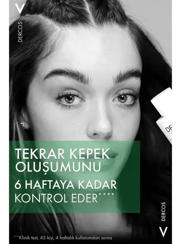 Vichy Dercos Anti Dandruff Kepek Karşıtı Şampuan - Kuru Saçlar - Refill - 500 ml - 7