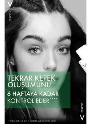 Vichy Dercos Anti Dandruff Kepek Karşıtı Şampuan - Normal ve Yağlı Saçlar - Refill - 500 ml - 8