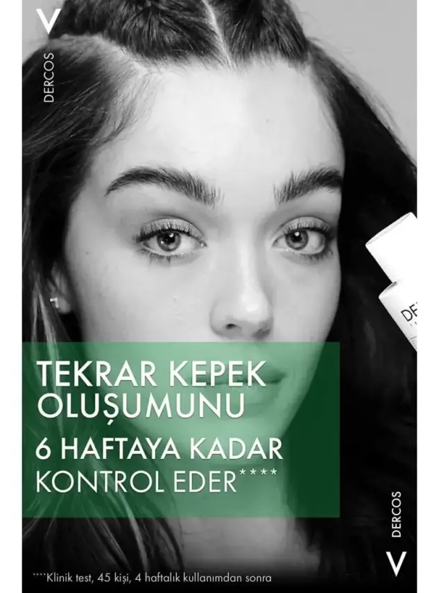 Vichy Dercos Anti Dandruff Kepek Karşıtı Şampuan - Normal ve Yağlı Saçlar - Refill - 500 ml - 8