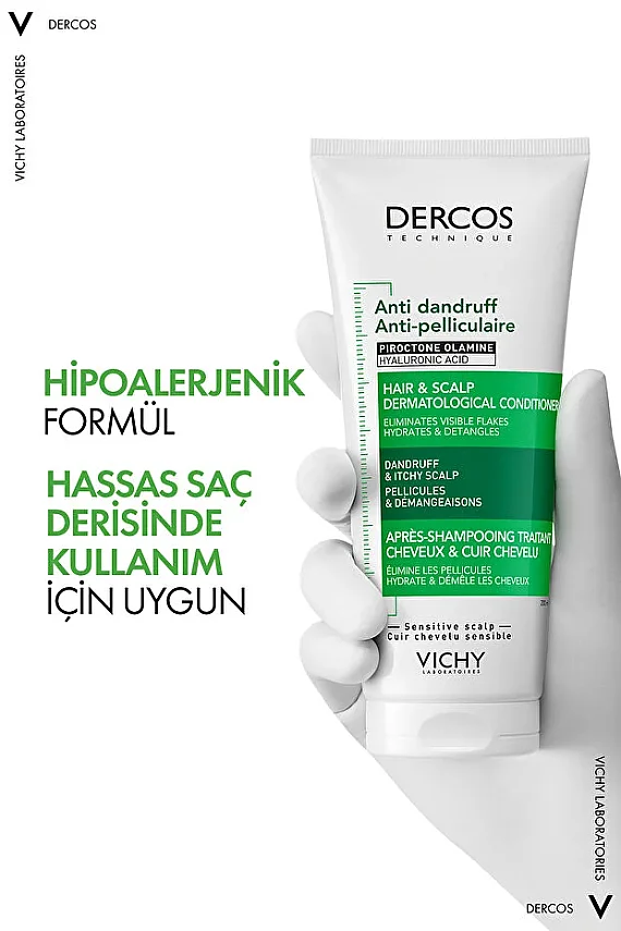 Vichy Dercos Anti Dandruff Saç Kremi 200 ml - 8