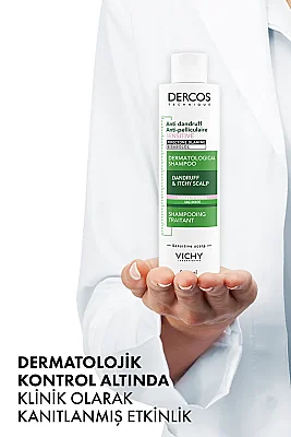 Vichy Dercos Anti-Pell Kepek Şampuanı Hassas ve Kaşıntılı Saç Derisi 200 ml. - 4