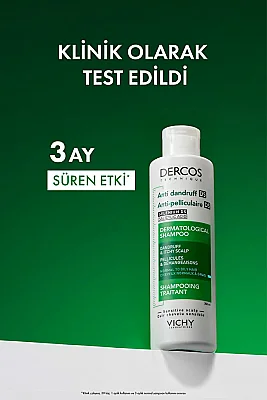 Vichy Dercos Anti-Pell Kepek Şampuanı Normal ve Yağlı Saçlar 200 ml - 4
