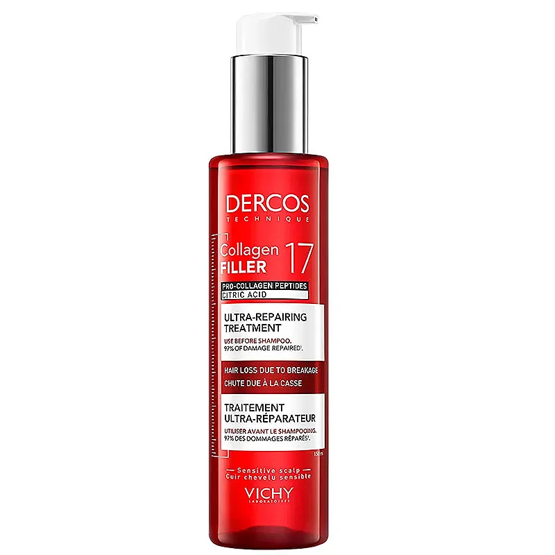 Vichy Dercos Collagen 17 Filler Şampuan Öncesi Bakım 150 ml - 1