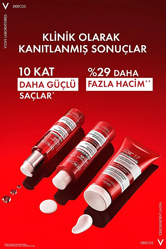 Vichy Dercos Collagen 17 Filler Şampuan Öncesi Bakım 150 ml - 3