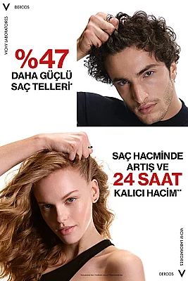 Vichy Dercos Energy+ Saç Dökülmesine Karşı Şampuan 400 ml - Refill - 3