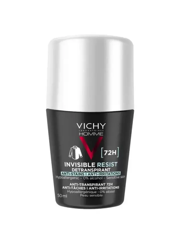 Vichy Deo Homme İnvisible Resist İz ve Terleme Karşıtı 72 Saat Etkinlik Kadın Roll On 50 ml - 1