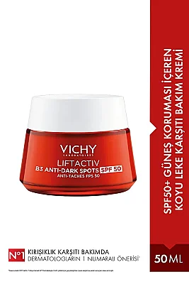 Vichy Liftactiv B3 Anti Dark Spots Spf 50 Cream Koyu Leke Karşıtı 50 ml - 1