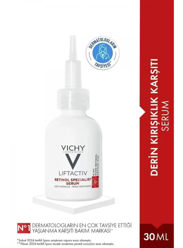 Vichy Liftactiv Retinol Specialist Derin Kırışıklık Karşıtı Serum 30ml - Vichy
