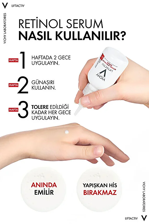 Vichy Liftactiv Retinol Specialist Derin Kırışıklık Karşıtı Serum 30ml - 7